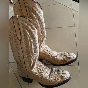 Vintage Dan Post Cowboy Boots size 8